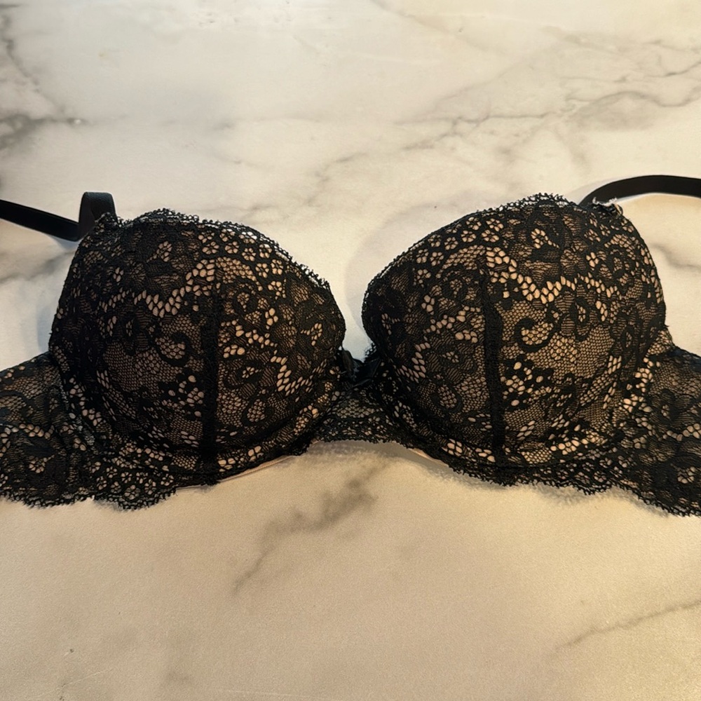 34A - Gilligan & O’Malley Lace Push Up Bra